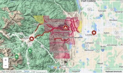 Alexander Mountain Fire Fully Contained After Burning Nearly 10,000 Acres West of Loveland